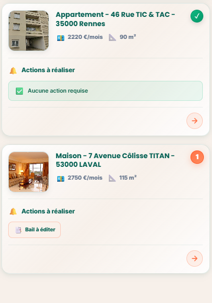 Gestion locative — mandat de gestion