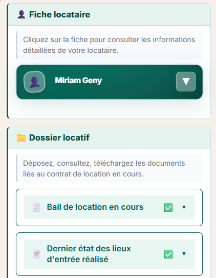 Kopilote — locataire en place
