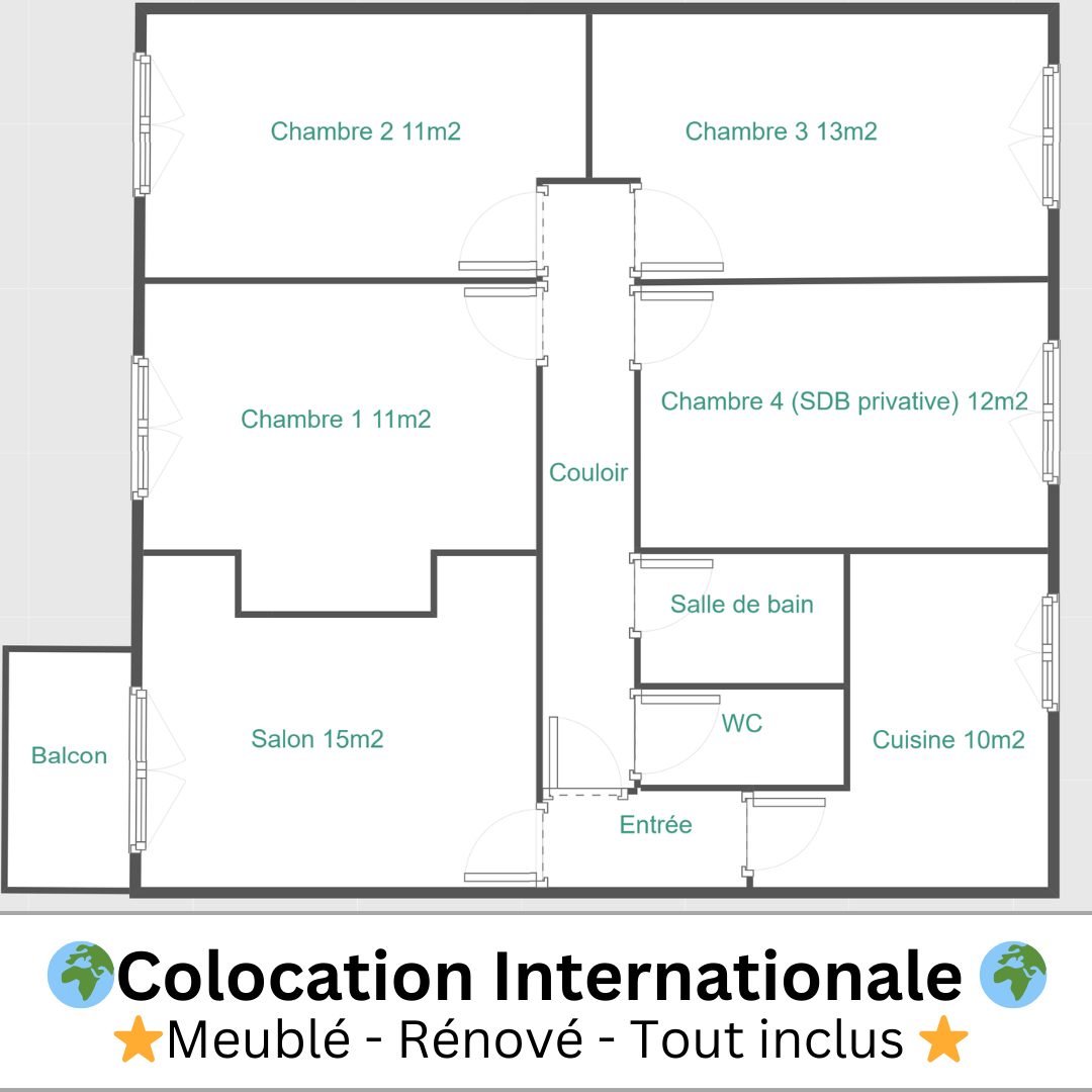 Photo 4 du logement à Rennes